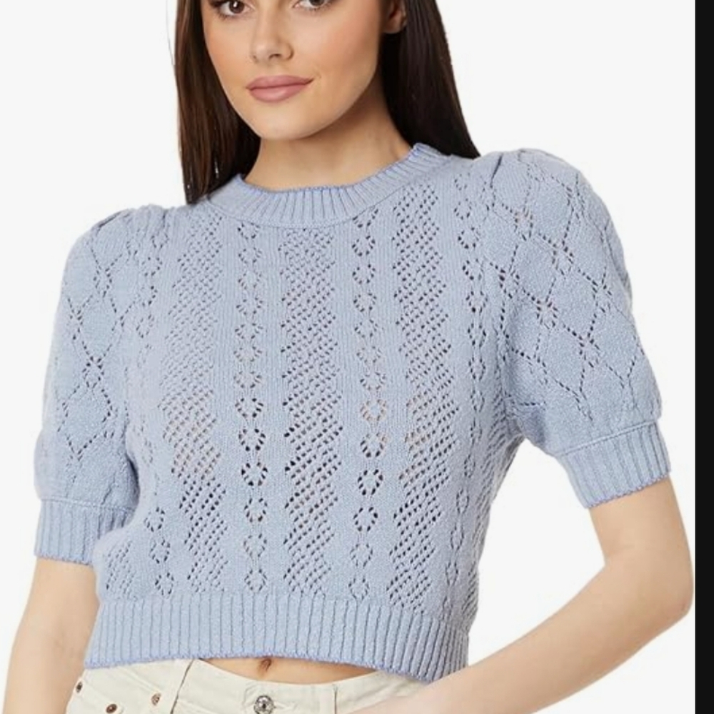 Free People Women's Eloise Pullover Blue Small